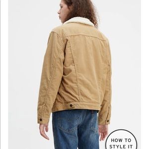 Men’s corduroy Sherpa jacket